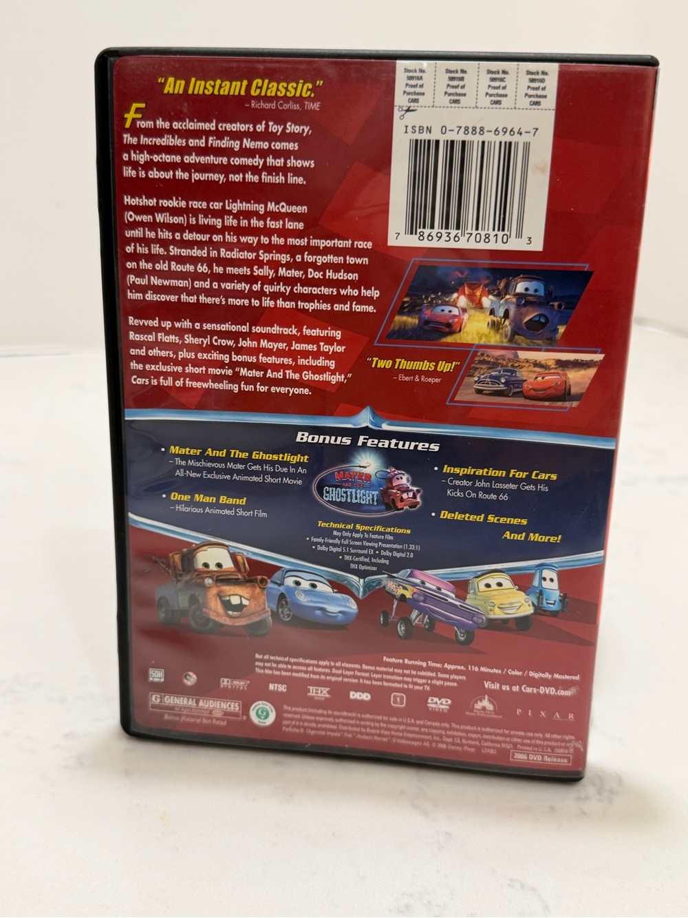 Cars DVD - Red - Picture 4 of 6